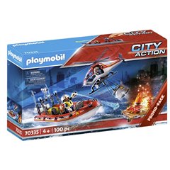 Playmobil City Action - Mision Rescate con Helicoptero - 70335 